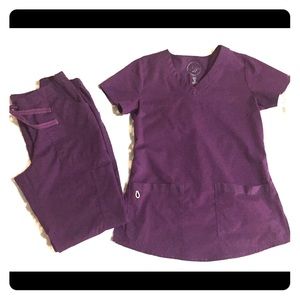 Purple scrub set